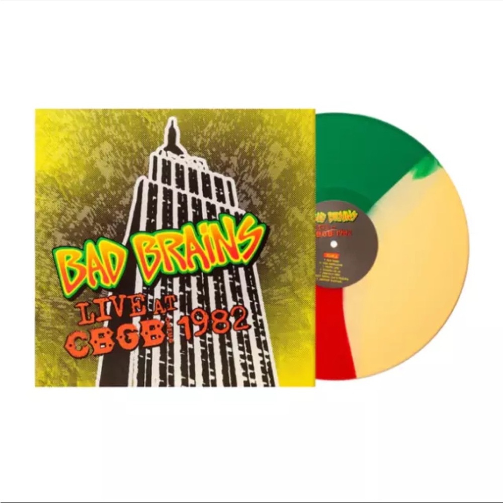 BAD BRAINS-Live at CBGB 1982-Red/Gold/Green Color Vinyl LP-SEALED-Ltd Ed 1/500